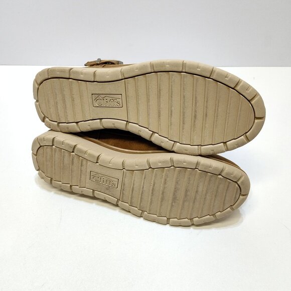 Cliffs White Mountain Ankle Boots Hearty Women's 10M Rustic Lace Up Side Zipper - Picture 9 of 12